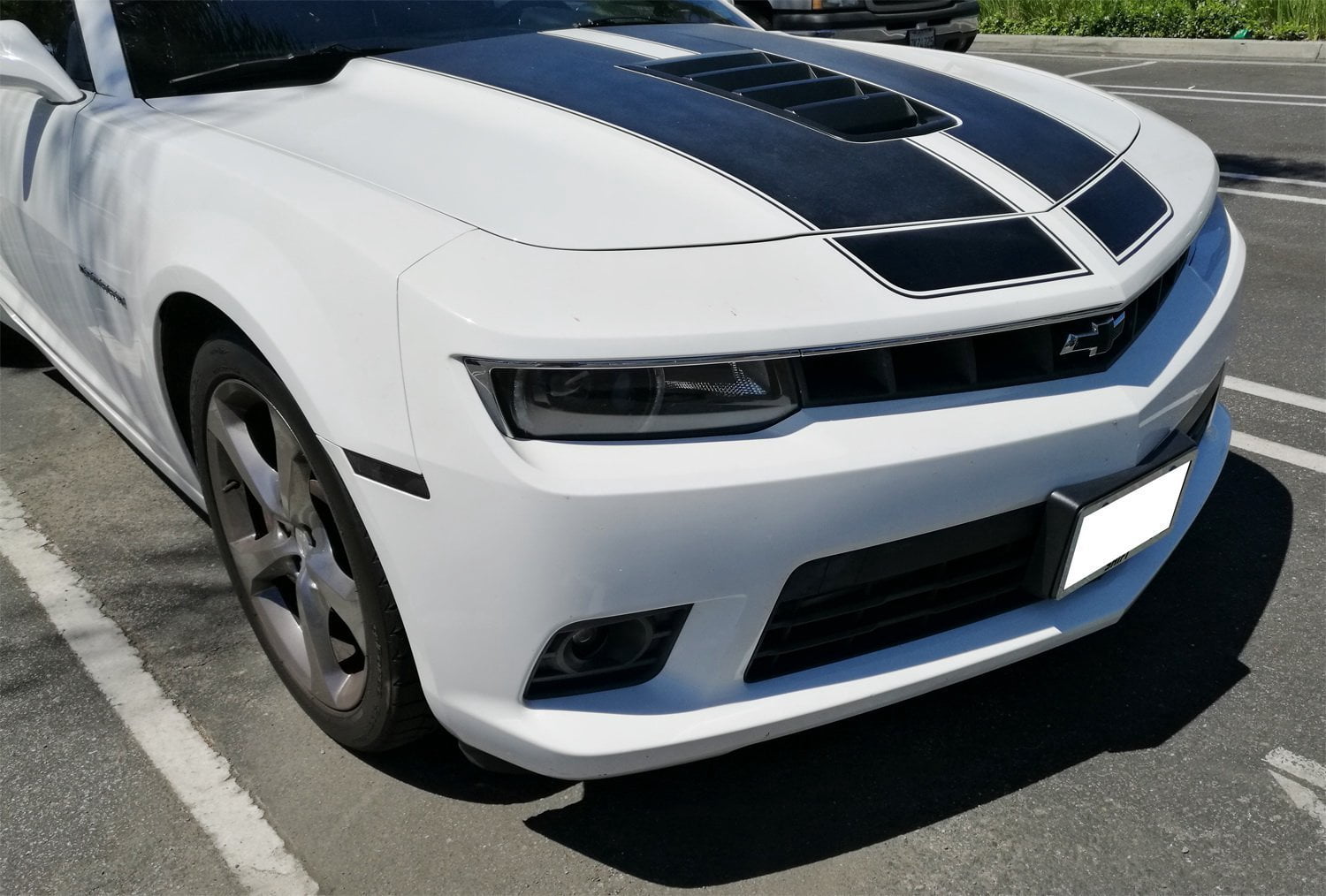 IJDMTOY Semi-Clear Amber LED Side Marker Lights - Compatible With 2010-2015 Chevy Camaro (Pair)