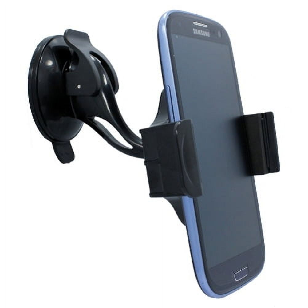 Retractable Car Charger w Windshield Mount Holder W5K for ZTE 