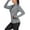 Light Grey, variant on PINSPARK Workout Jackets for Women Lightweight Flim Fit Jacket Full Zip Sports Tops Breathable Activewear