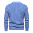 thumbnail image 4 of Men's Mock Neck Sweater Long Sleeve Ribbed Knit Slim Fit Casual Pullover Top, 4 of 9