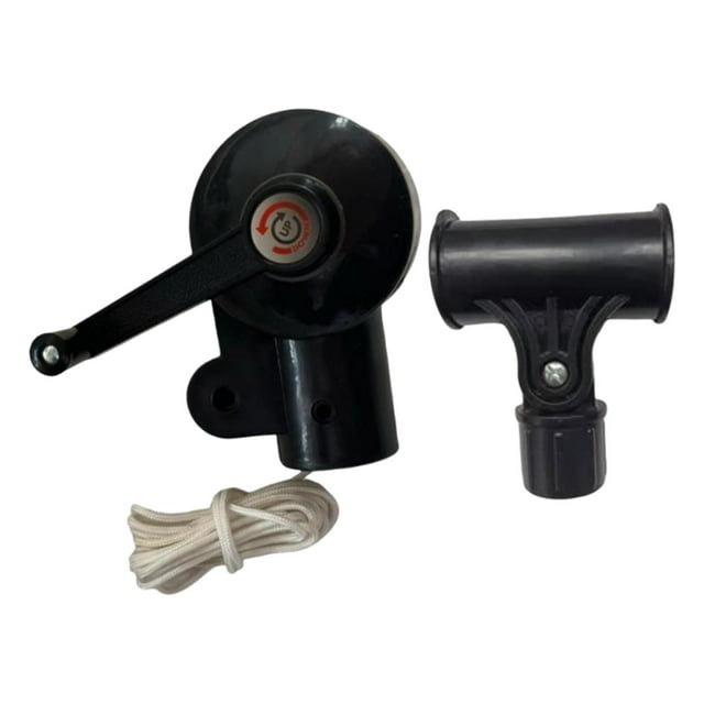 jinwen Manivelle de Parasol de Terrasse Support de Direction Stable pour Pelouse Camping au Bord de la Piscine Noir