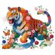 thumbnail image 1 of Resina Con Forma Especial Wdftyju Tigre Y Diamante Parcial 30*30cm, 1 of 9