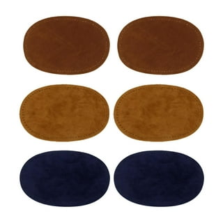  24 Pcs Elbow Patches 12 Colors Oval Suede Elbow