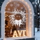 thumbnail image 5 of Decoraciones de la Puerta de Navidad 33x33x4cm Temporada Festiva Casa Y Ventanas de la Tienda, 5 of 6