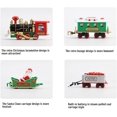 thumbnail image 4 of Juego de sonidos de silbato de tren ZHAOCHENG juguete de tren ligero Navidad vagón de Navidad, 4 of 5