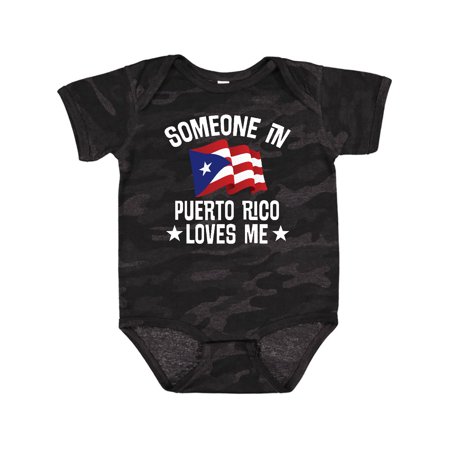 

Inktastic Someone in Puerto Rico Loves Me Boys or Girls Baby Bodysuit