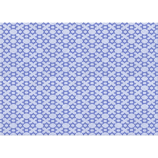 Ahgly Company Tapis Rectangulaire Lavable en Machine Intérieur Lavande Bleu, 5 Pieds x 8 Pieds