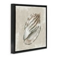 thumbnail image 3 of Stupell Industries Conch Shell over Vintage Pattern Black Framed Floater Canvas Wall Art design by Conrad Knutsen, 25 x 25, 3 of 9