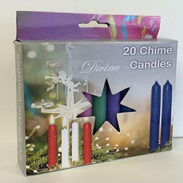 chime candles (20 candles in 10 different colors.)