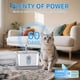 thumbnail image 5 of Fuente de agua inalámbrica para gatos de acero inoxidable, fuente a pilas, fuente automática para mascotas., 5 of 8