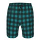 thumbnail image 3 of Balery Teal On Black Plaid Traje de Baño Estilo Hawaiano para Hombre, Shorts de Secado Rápido con Bolsillos-3X-Large, 3 of 6