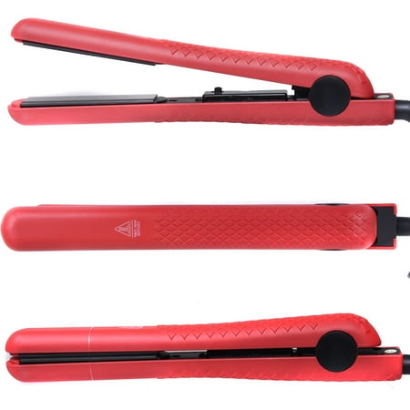 Gymax Ceramic Hair Straightener Straightens Curly Adjustable