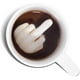 thumbnail image 1 of Taza de café de cerámica con dedo medio, novedad, con dedo divertido en 3D en el interior para Navidad, cumpleaños, 300ml, 1 of 5