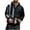 Black, variant on Men's Pullover Hoodies Long Sleeve Stars and Stripes Print Sweatshirts Hooded Front Zipper Casual Tops with Pockets (XL, Red)