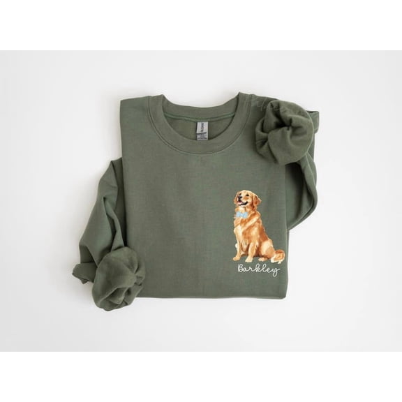 Golden Retriever Dog Sweatshirt | Golden Mom Crewneck | Dog Lover Gift | Cute Golden Retriever Sweater