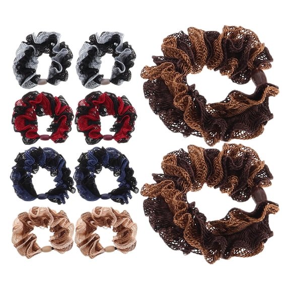 OULII  High-Elastic Rubber Hair Bands for Stylish Buns and Ponytails