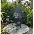 thumbnail image 5 of Lisho Halloween Witches Metal Yard Stakes,Halloween Yard Signs Outdoor Decorations,Halloween Metal Silhouette Witch Stakes for Lawn Garden Halloween Decor,1 PC,Black, 5 of 6