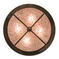 thumbnail image 4 of Meyda Tiffany 154711 Running Horses 4 Light 22" Wide Semi-Flush Drum Ceiling Fixture -, 4 of 7