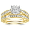 Forever Bride 1/3 Carat T.W. Diamond Composite 10Kt Yellow Gold Bridal Set