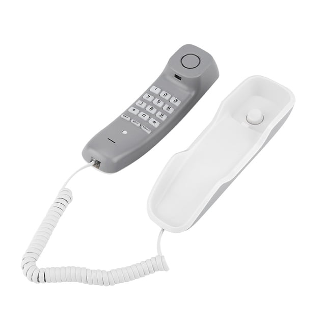 Teléfonos De Pared De Línea Fija, Anti-interferencia Last Número Redia Teléfono Colgante Teléfono De La Pared Teléfono Para El Hogar Para La Oficina Para El Hotel