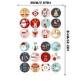 thumbnail image 2 of Christmas Advent Calendar Numbers Sticker Sheet With 24 Stickers For DIY Gifts Xmas Craft Christmas Decorations, 2 of 7