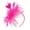 B, variant on 1pc, Elegant Flower Veil Mesh Feather Headdress for Women Halloween Cosplay Bride Wedding Tea Party Headdress