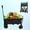 Blue+Black, variant on Eyisean 30'' Mini Folding Wagons Carts, 220LBS Heavy Duty Collapsible Beach Wagon Cart with Wheels, Portable Utility Outdoor Wagon for Grocery, Shopping, Garden, Sports, Camping