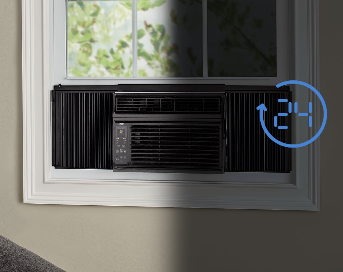 Arctic King 8,000 BTU 115V Smart Window Air Conditioner, Black, WWK08CW91E-B