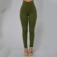 thumbnail image 3 of High Waist Stretch Jeans Slim Pencil Trouser Women Clothing Pants Sexy Women Lady Denim Skinny Pants Green Size S, 3 of 3