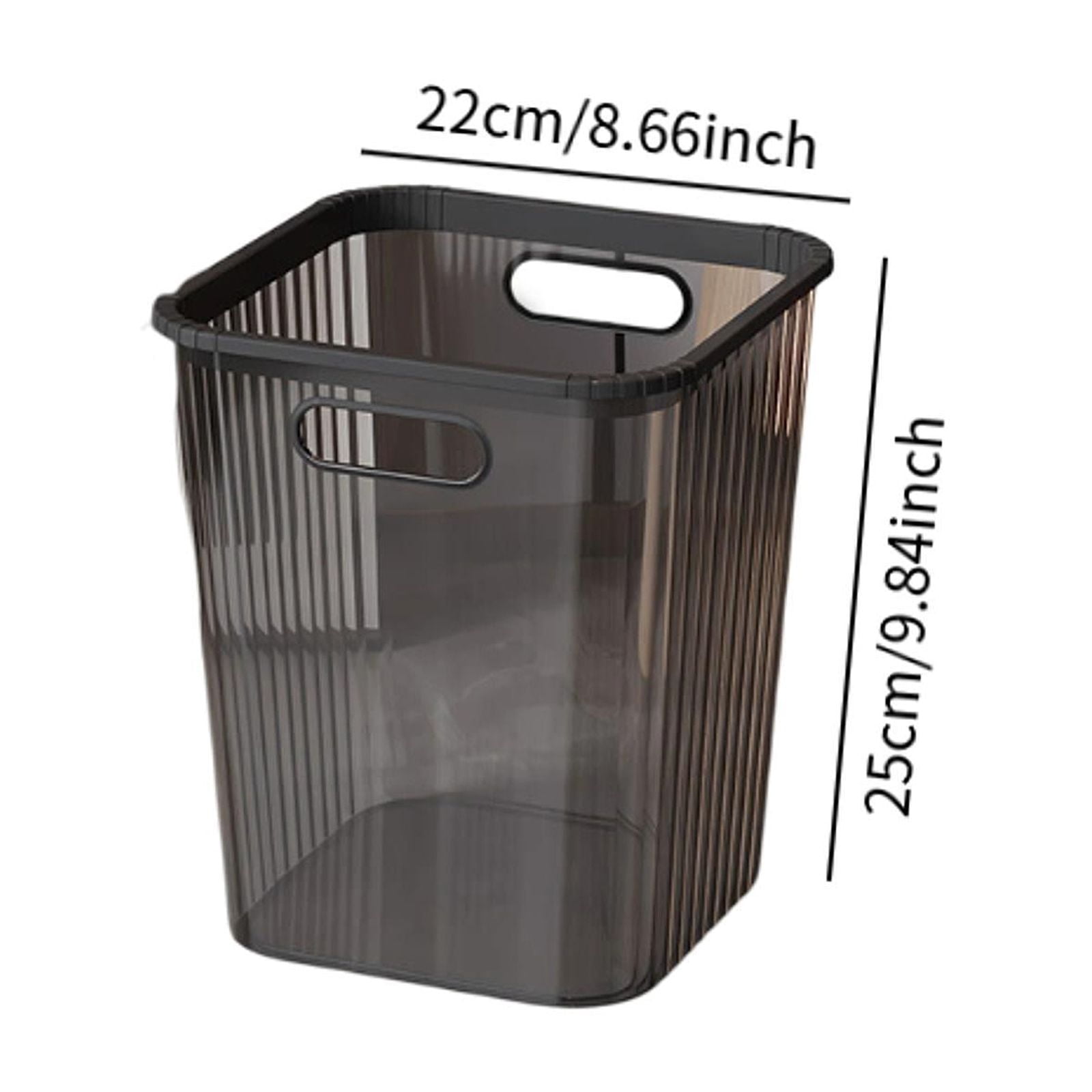 TISHITA Dustbin Bedroom Trash Can Open Top Large Capacity Wastebasket Office Garbage Bin for Bathroom Office Kids Room Dressing Table S