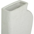thumbnail image 4 of CosmoLiving by Cosmopolitan 11", 14"H Textured White Ceramic Vase, Set of 2, 4 of 7