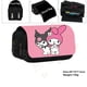 thumbnail image 4 of Bolsa de lápices Sanrio Kuromi, estuche de lápices de gran capacidad, dibujos animados, Anime, Kuromi, papelería, chica, encantador, 4 of 4