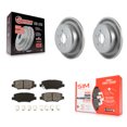 thumbnail image 1 of Transit Auto Rear Coated Disc Brake Rotors and Semi-Metallic Pads Kit for Car Jeep Liberty Dodge Nitro KGS-101246, 1 of 11