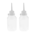 thumbnail image 1 of Botellas Exprimibles 2 Piezas 100mL Plástico Blanco Unique Bargains, 1 of 5