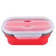 thumbnail image 4 of Portable Lunch Box,800ml Portable Silicone Folding Folding Lunch Box Bento Boxes Breakthrough Technology, 4 of 8