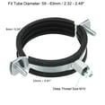 thumbnail image 2 of Unique Bargains Split Ring Pipe Hanger, 2.5'(65mm) Zinc Plated Iron Wall Ceiling Mount Pipe Bracket Support Clamp, 2 of 6