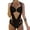 D, variant on RUTAYY Women Monokini V-Neck Conjoined Swimsuits Ruched Swimwear Halter Bathing Suit Bikini Swimwear Tropical Beachwear