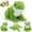 Frog-Green, variant on MaoGoLan 4pcs Chocolate Labrador Stuffed Animals 15.7'' Plush Dog with 3 Dog Babies Plush Toy