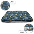 thumbnail image 3 of Underwater Pet Bed, Deep Sea Animals Jellyfish Anemone Fish Seahorse Shell Aquatic Ocean Cartoon, Resistant Pad for Dogs and Cats Cushion with Removable Cover, 24" x 39", Multicolor, by Ambesonne, 3 of 4