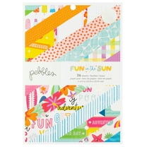 Pebbles Double-Sided Paper Pad 6"X8" 36/Pkg-Holographic Foil, Fun In The Sun
