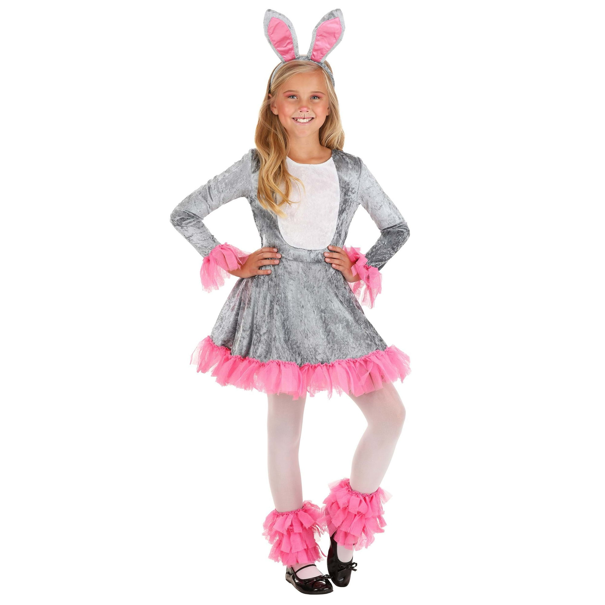 Girl s Playful Bunny Costume Walmart