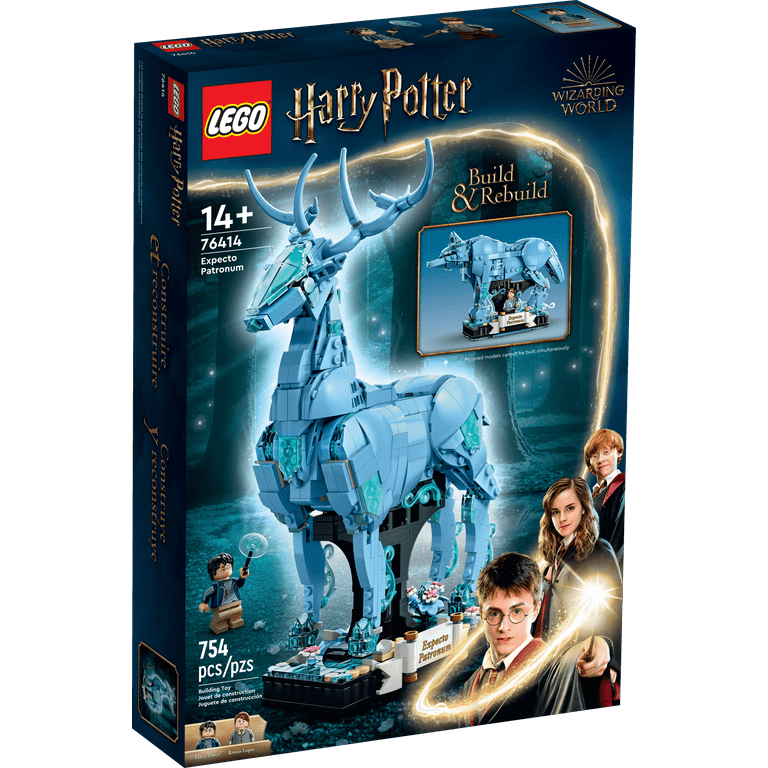 LEGO® Harry Potter 76414 Expecto Patronum, Maquette 2-en-1 avec Figurines  Animales Cerf et Loup - Cdiscount Jeux - Jouets