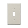 thumbnail image 1 of Amerelle C982TAL 1 Toggle Pro-Light Almond Wrinkle Stamped Steel Wall Plate, 1 of 1
