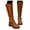 a-Yellow, variant on 2025 Vintage Women Square Heel Wide Calf High Boots for Women Zipper Leather Boots Keep Knee High Riding Boots for Women Warm Boots Round Toe Knit Boots for Women Knee High Shoes