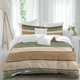 thumbnail image 2 of Farmhouse Sage Green Brown Bedding 3 Piece Duvet Cover Set Full Size, Country Vintage Wooden Soft Microfiber Comforter Cover with Zipper Closure & Pillowcases, Wrinkle & FadeResistant Quilt Cover, 2 of 9
