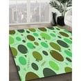 thumbnail image 2 of Ahgly Company Indoor Round Patterned Green Pepper Green Area Rugs, 5' Round, 2 of 6