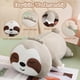 thumbnail image 3 of Peluche con forma de perezoso pesado SQEQE, 35 cm, color marrón, 3 of 7