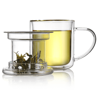 GROSCHE 17.7oz BPA-Free Tea Infuser Teapot with Drip-Free, Easy Clean Design