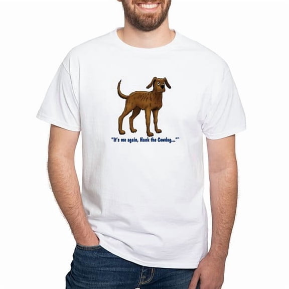 CafePress - Hank The Cowdog, Its Me Again... T Shirt - Men's Classic Cotton T-Shirts