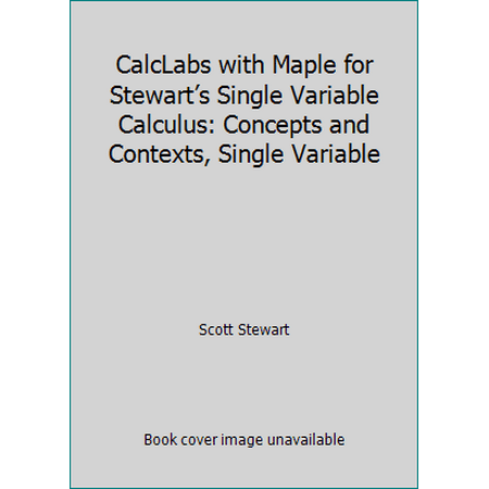 Reform Calculus : Maple Lab Manual, Used [Paperback]